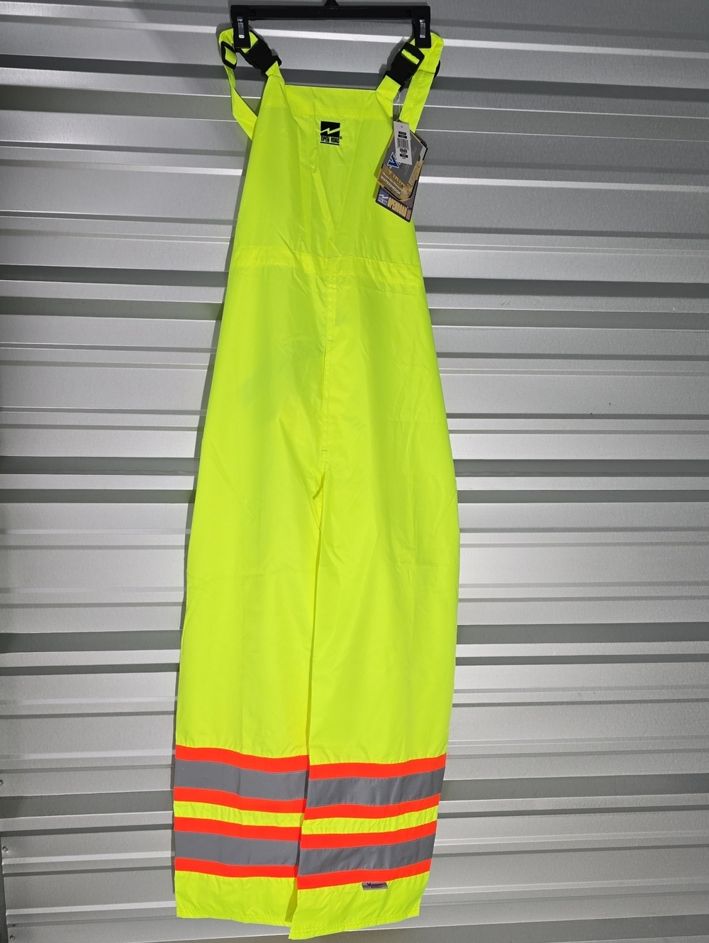 Open Road High-Visibility Neon Yellow Safety Bib Overalls